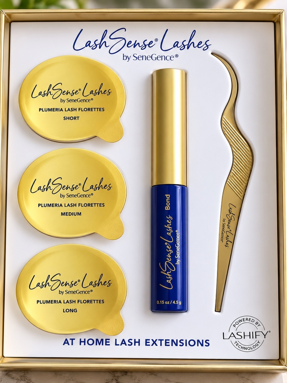 SeneGence LashSense Lashes Kit — Blue & Gold